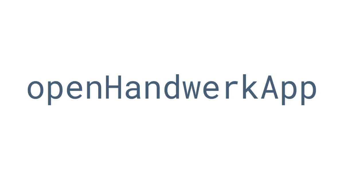openHandwerkApp für Apple iOS und Google Android