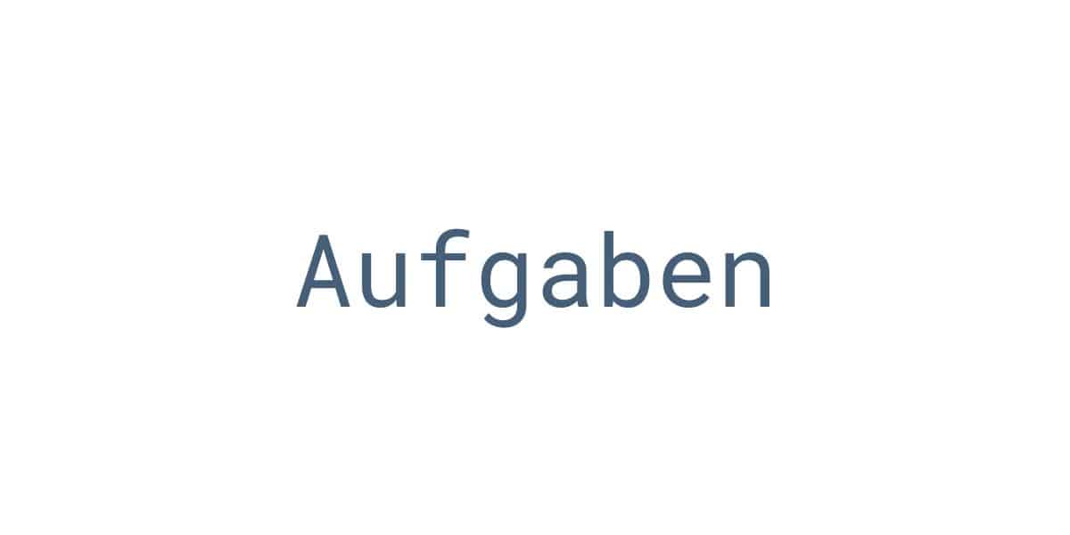 Aufgaben Management in openHandwerk