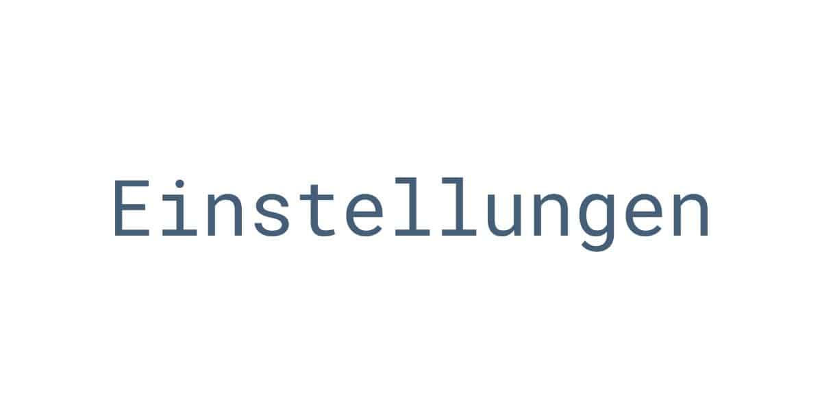 Einstellungen für deinen openHandwerk Account