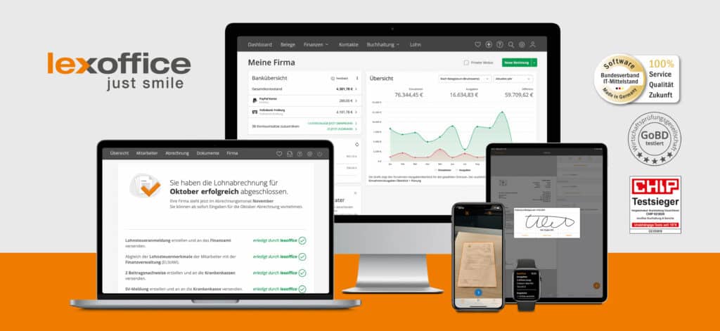 lexoffice - Buchhaltungscloudsoftware mit openHandwerk